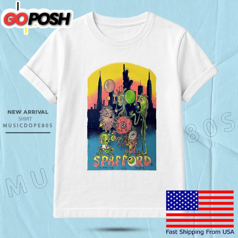 Spafford Le Poisson Rouge NY 2025 T Shirt