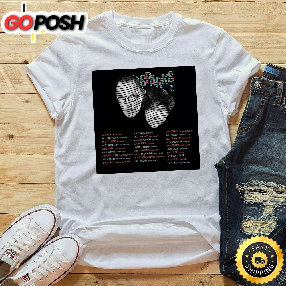 Sparks Announce 2025 World Tour Unisex T-Shirt