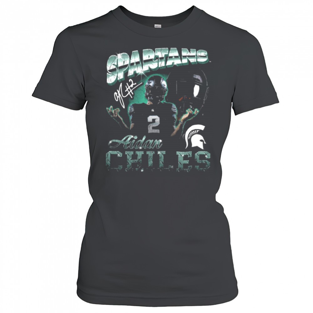 spartans-aidan-chiles-2-football-player-graphic-t-shirt-rbtputfp Spartans Aidan Chiles #2 Football Player Graphic T Shirt