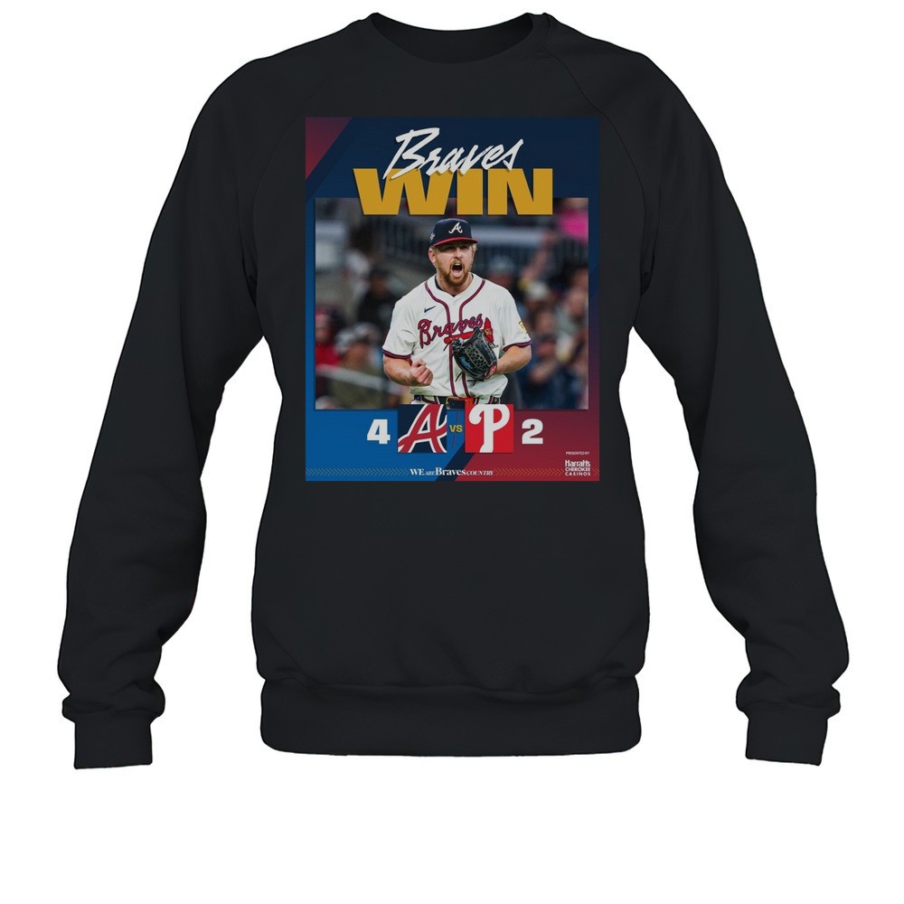 Spencer Schwellenbach Atlanta Braves Win Philadelphia Phillies Final Score 4 2 Poster T-shirt