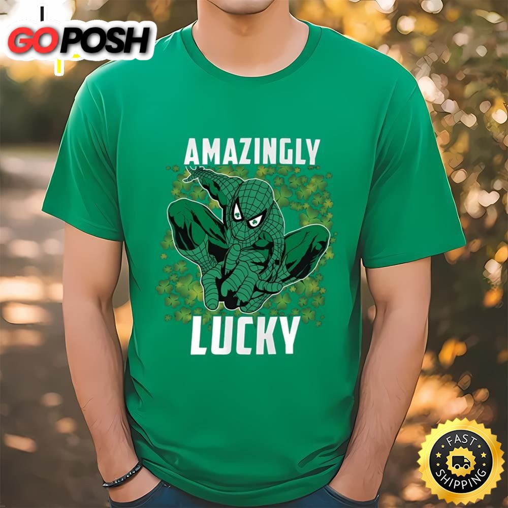 Spider Man Amazingly Lucky St Patricks Day Shirt