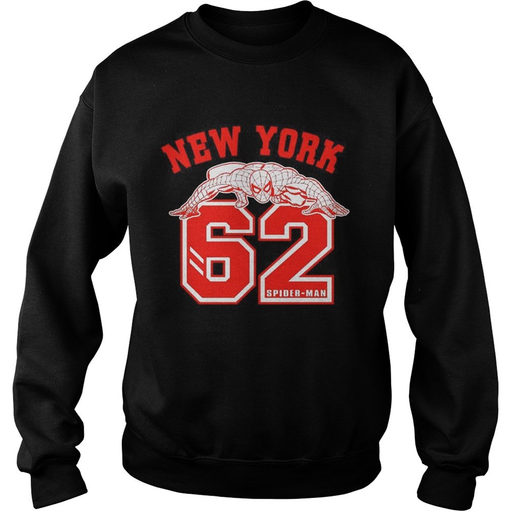 SpiderMan New York 62 Collegiate Badge shirt