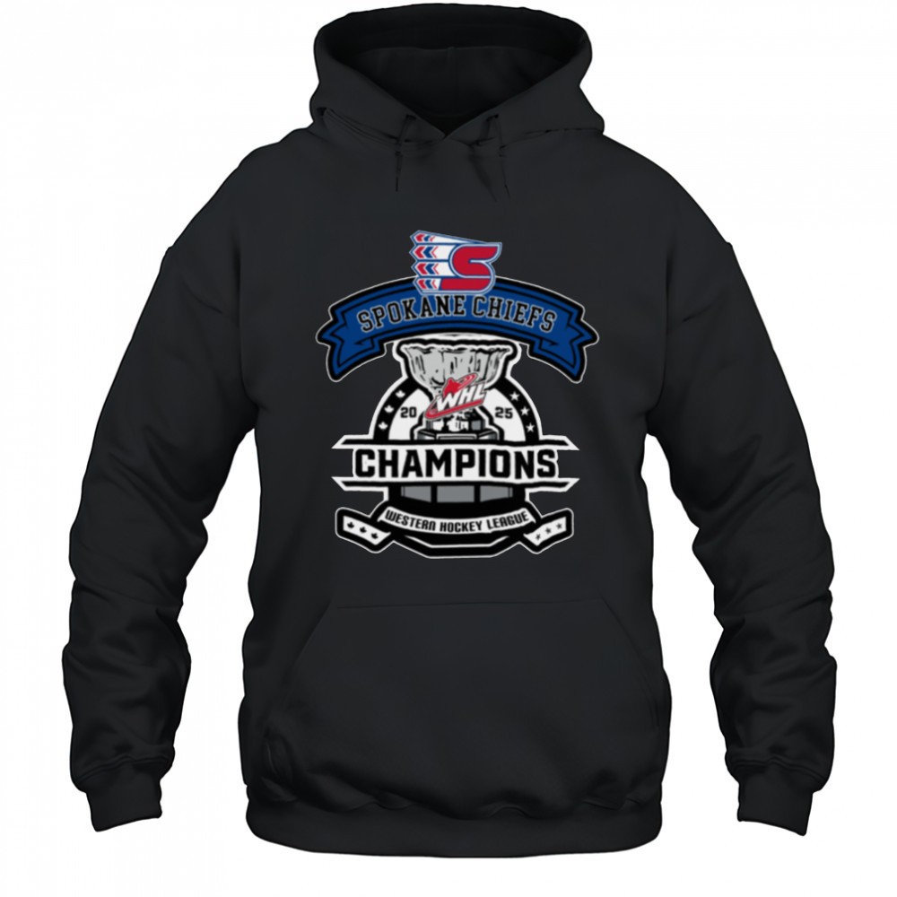 Spokane Chiefs 2025 Western Hockey League National Champions T Shirt