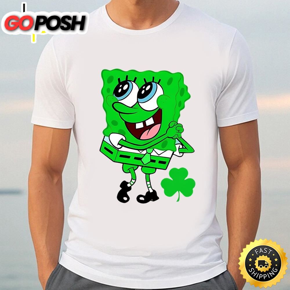 Spongebob Squarepants St. Patricks Day Shirt