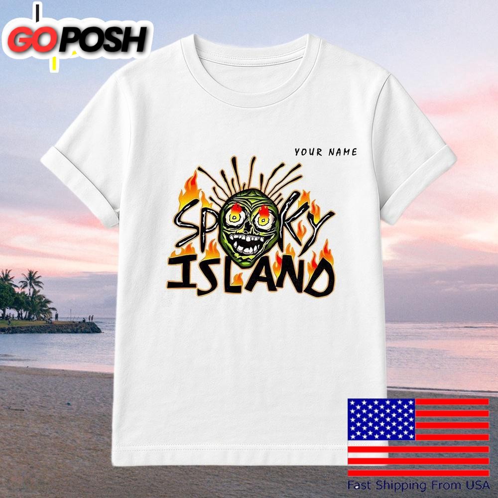 Spooky Island Scooby Collage Custom T-Shirt