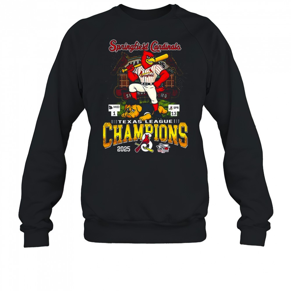 springfield-cardinals-2025-texas-league-champions-mascot-shirt-7unc3ehm Springfield Cardinals 2025 Texas League Champions mascot shirt