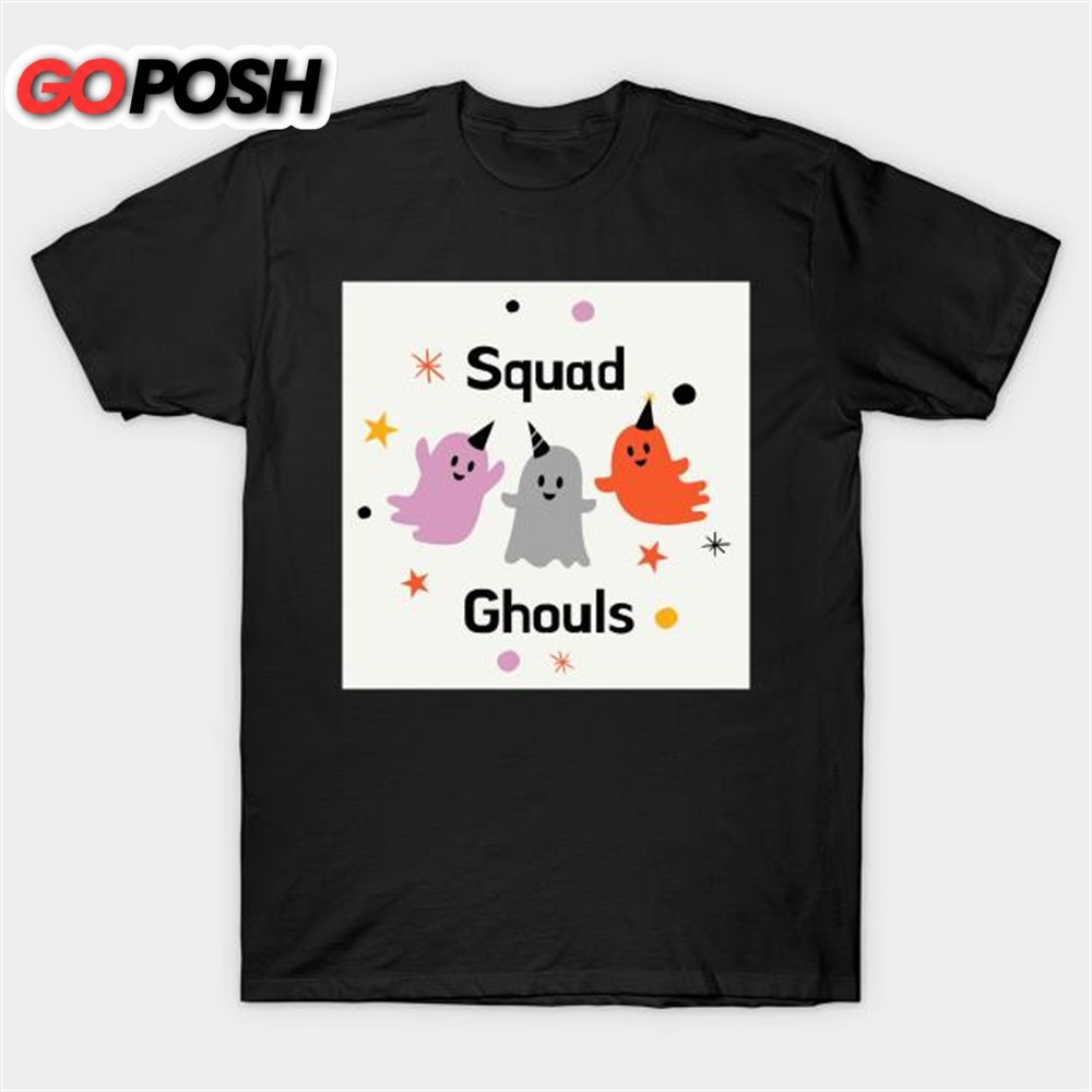 Squad Ghouls Purple and Orange Wicked Cute Halloween T-shirt