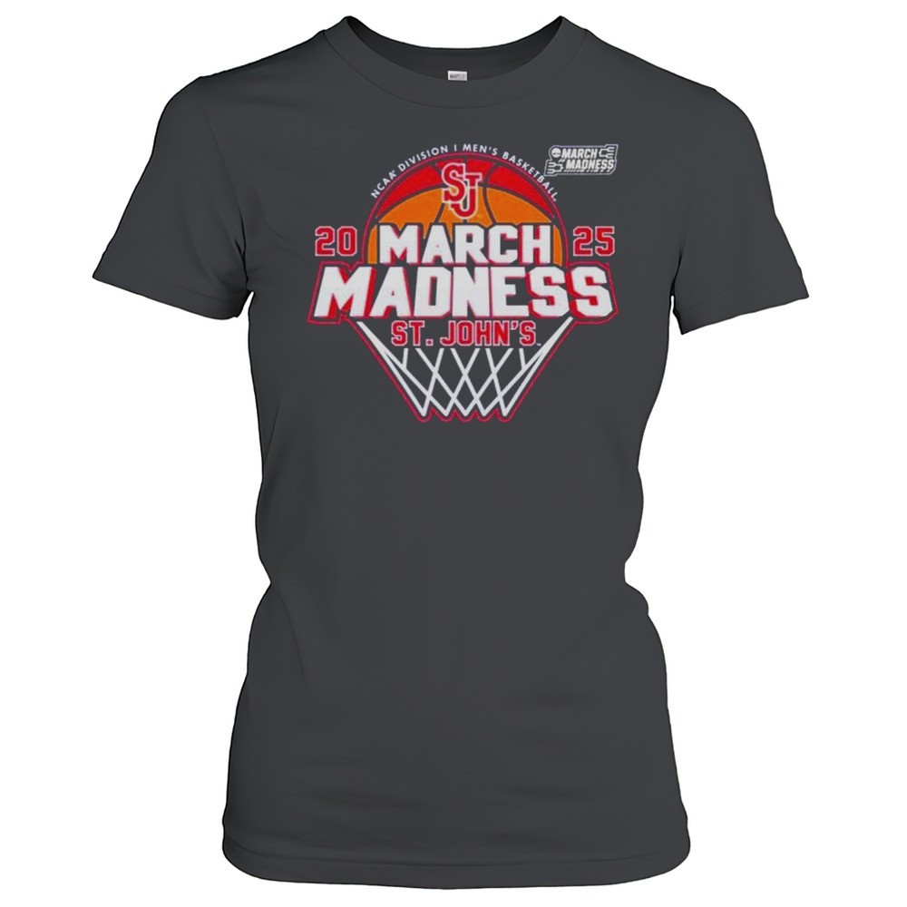 st-johns-red-storm-mens-basketball-2025-march-madness-ncaa-tournament-bound-shir-fs7arcc7 St Johns Red Storm Mens Basketball 2025 March Madness NCAA Tournament Bound Shirt