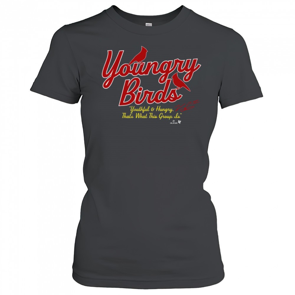 st-louis-baseball-youngry-birds-t-shirt-qyem5nik St. Louis Baseball Youngry Birds T-Shirt
