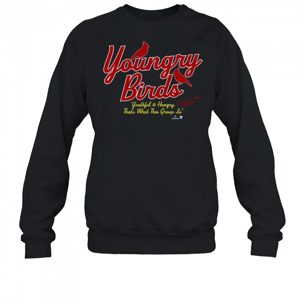 st-louis-baseball-youngry-birds-t-shirt-qyem5nik St. Louis Baseball Youngry Birds T-Shirt
