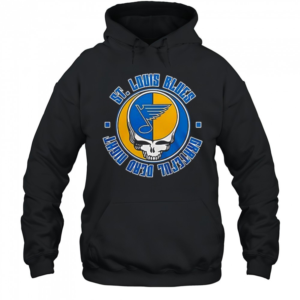 St Louis Blues Grateful Dead 60th anniversary logo shirt
