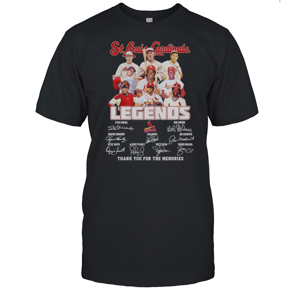 st-louis-cardinals-baseball-legends-thank-you-for-the-memories-signatures-shirt-d173bt3u St. Louis Cardinals Baseball Legends Thank You For The Memories Signatures Shirt