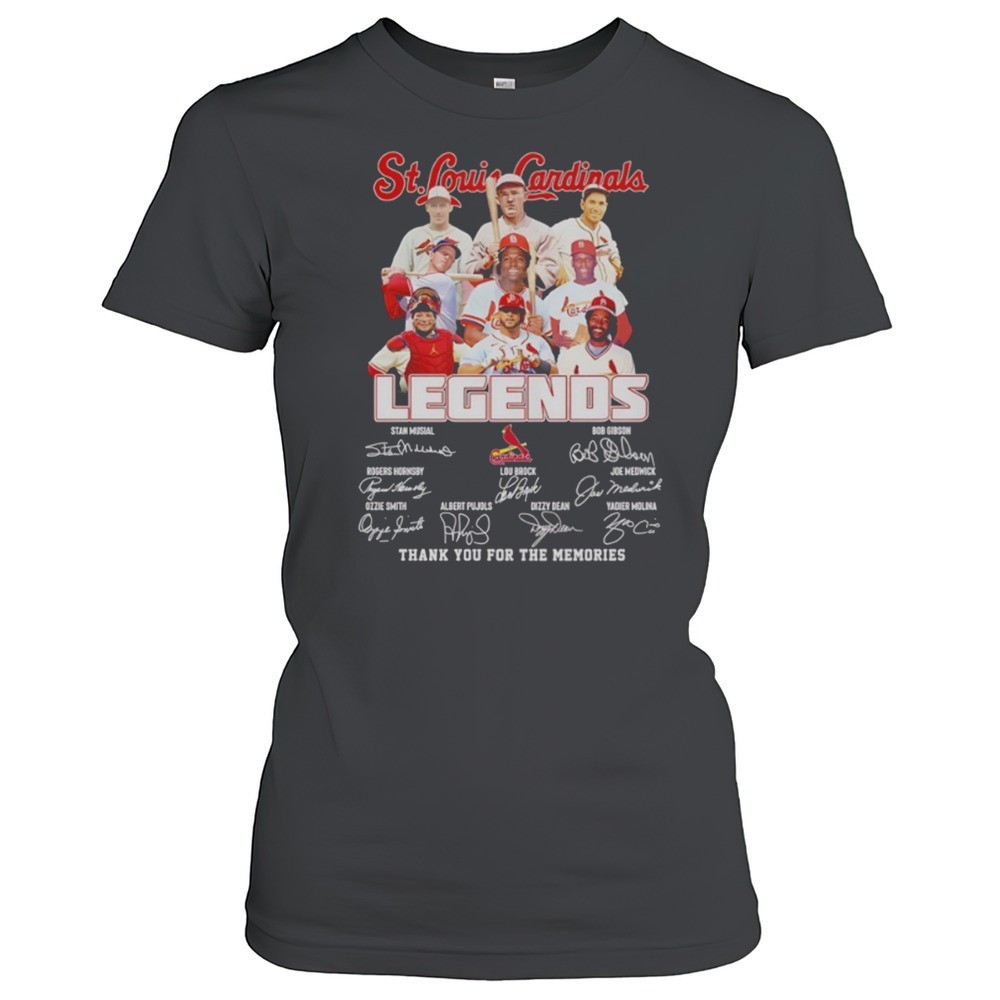 st-louis-cardinals-baseball-legends-thank-you-for-the-memories-signatures-shirt-d173bt3u St. Louis Cardinals Baseball Legends Thank You For The Memories Signatures Shirt