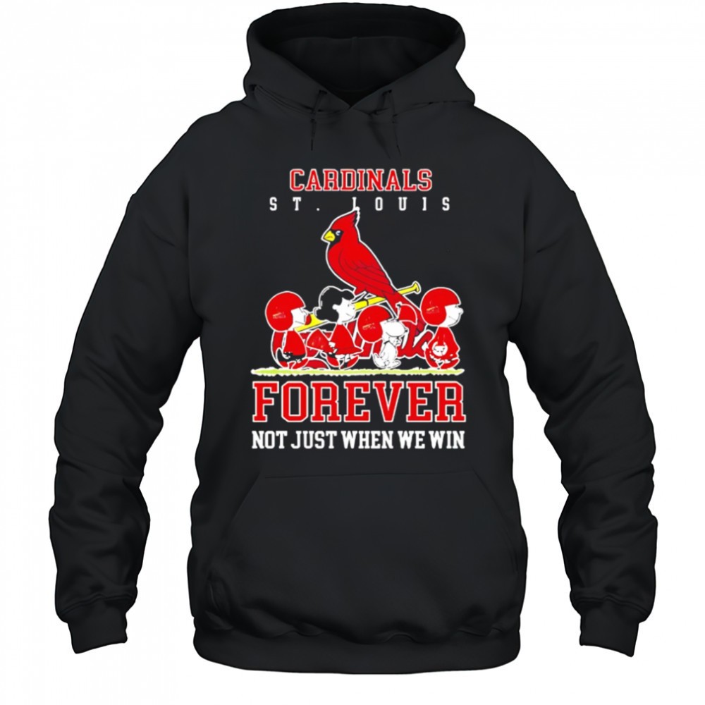 St. Louis Cardinals forever not just when we win Peanuts shirt