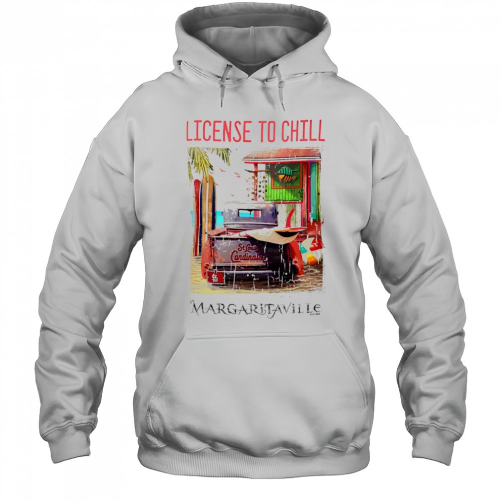 St Louis Cardinals Margaritaville License to Chill shirt