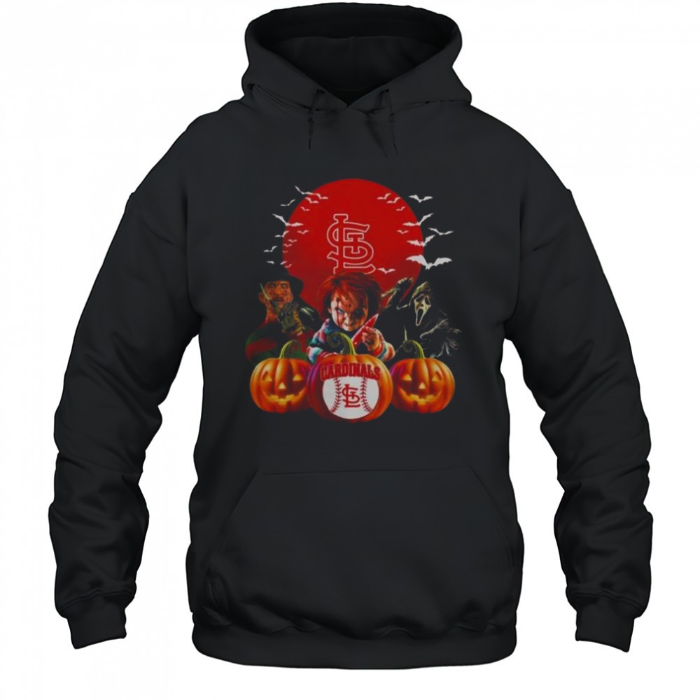St. Louis Cardinals MLB Horror Movie Halloween T-Shirt