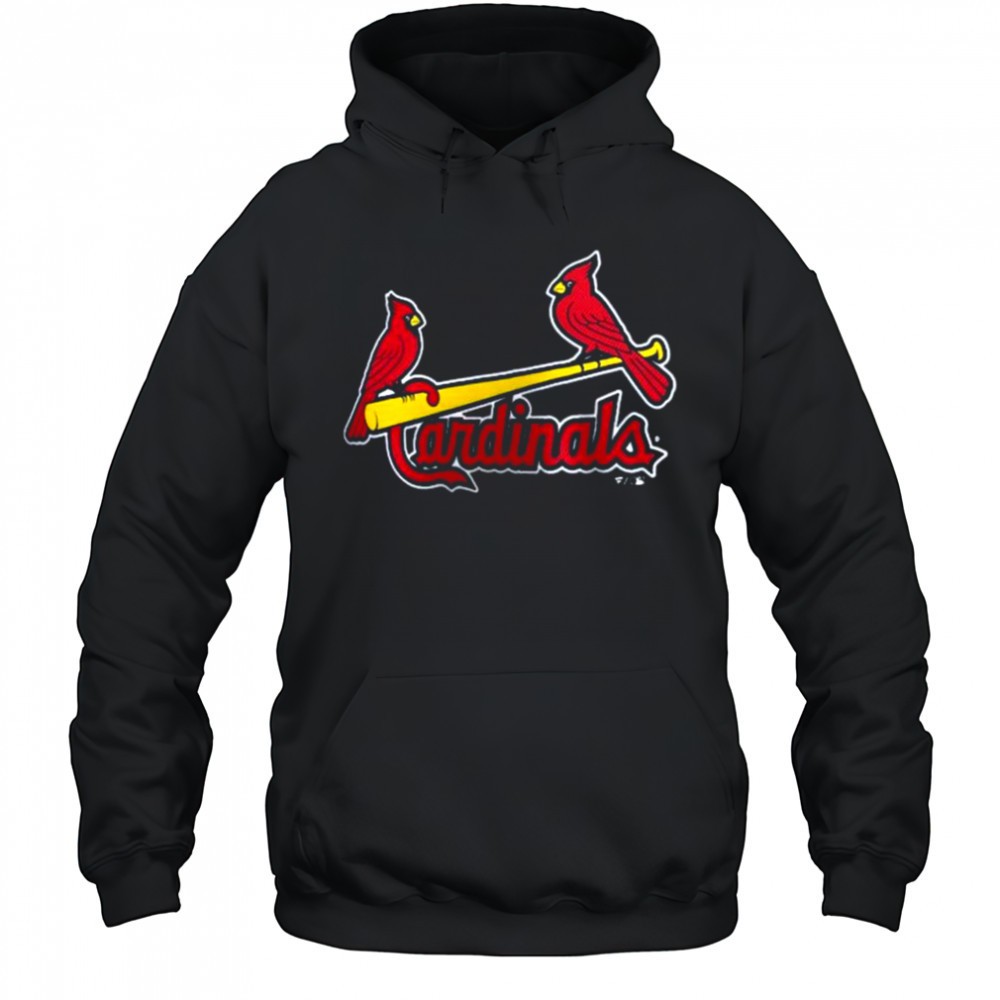 St. Louis Cardinals Navy Official Team Wordmark T Shirt