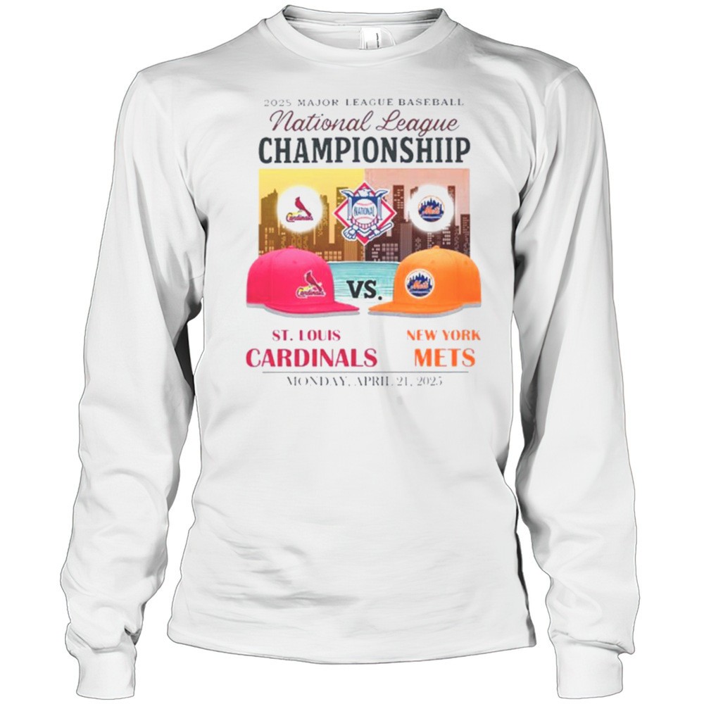 st-louis-cardinals-vs-new-york-mets-2025-mlb-national-league-championship-hats-t1n764zx St. Louis Cardinals Vs New York Mets 2025 MLB National League Championship Hats Shirt