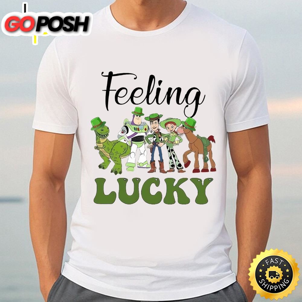 St Patricks Day Disney Toy Story Feeling Lucky Shirt