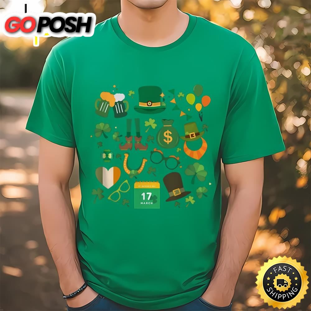 St Patricks Day Doodle Saint Patricks Day T-shirt