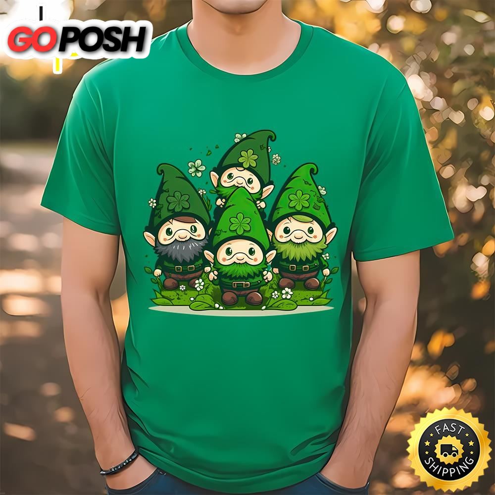 St Patricks Day Gnomes Shirt Cute Gnomes Shirt