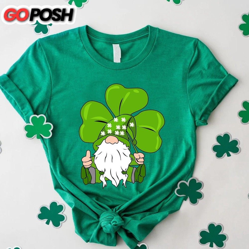 St. Patrick’s Day Gnomes Shirt, Shamrock Gnome Tshirt, St. Patricks Day Gift, Saint Patricks Day Tee, Lucky Irish Gnomes