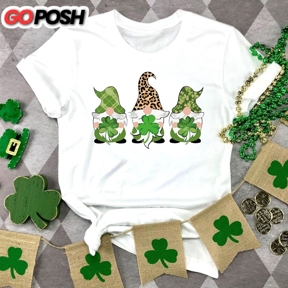 St. Patrick’s Day Gnomes Shirt,St. Patricks Day Shirt,Shamrock Lucky Tshirt,Lucky Gnomies Tee,Saint Patricks Day Shirt