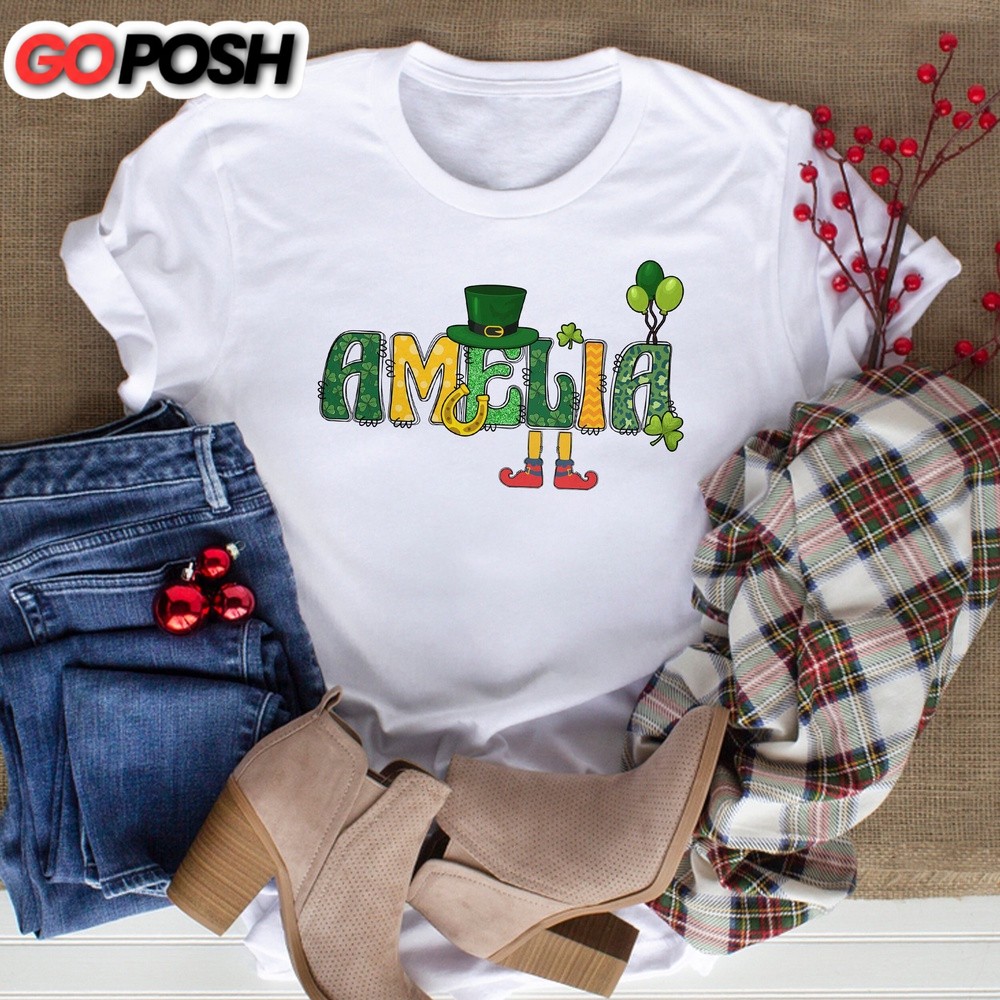 St Patricks Day Kids Shirt – Boys Shamrock Shirt – St Patrick’s Day Shirt – Cute Leprechaun Shirt – Personalized Toddler Shirt 1415023115