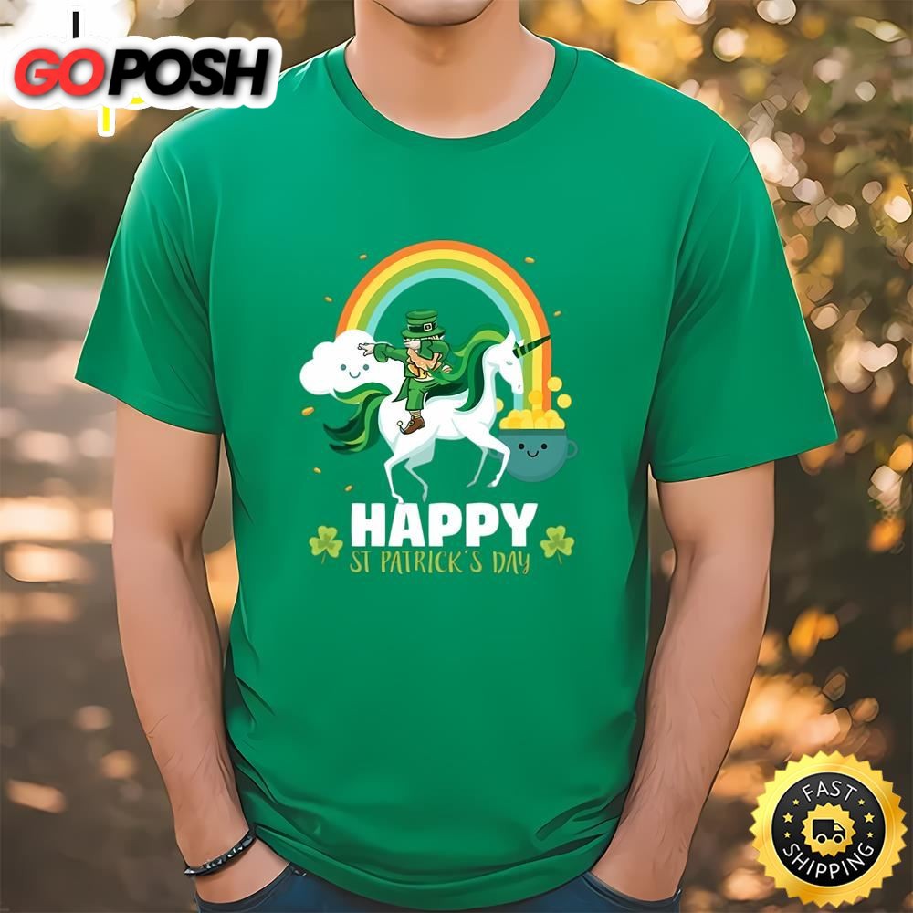 St Patricks Day Leprechaun Irish Unicorn Shirt