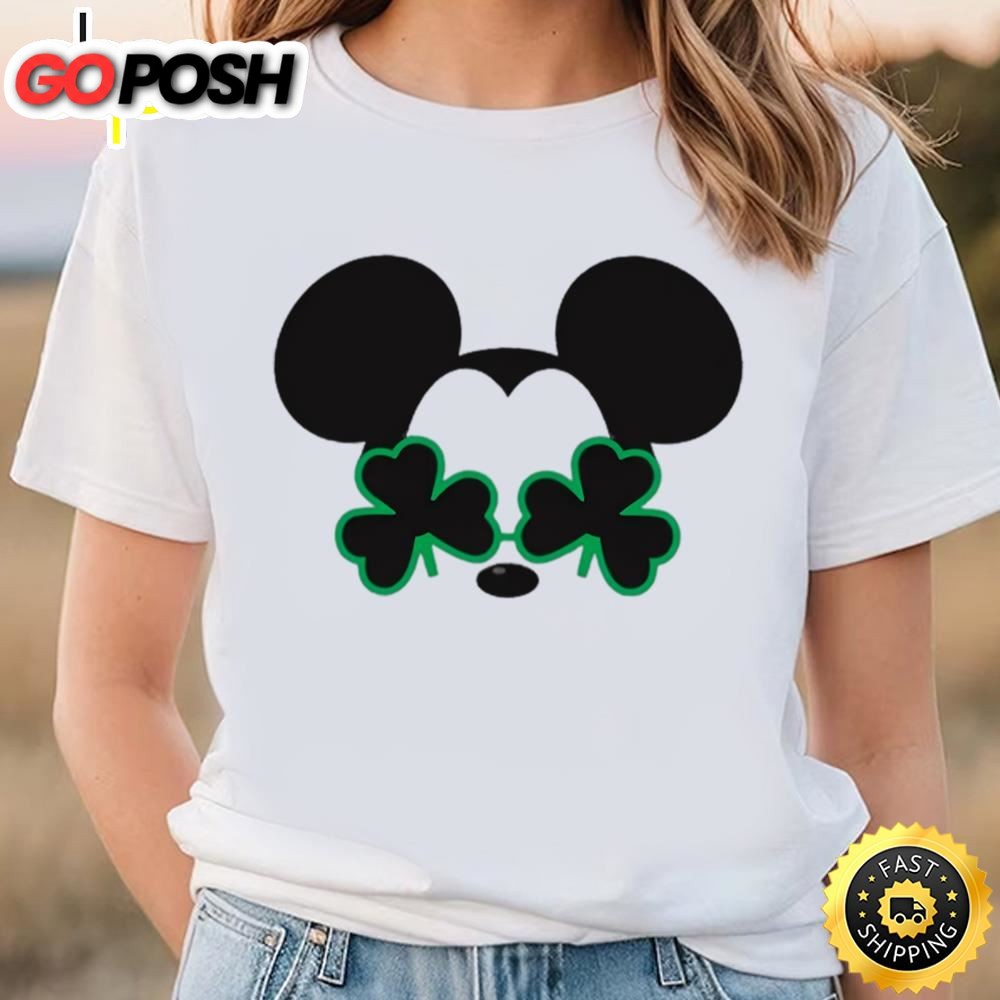 St. Patricks Day Mickey Mouse Sunglasses Shirt