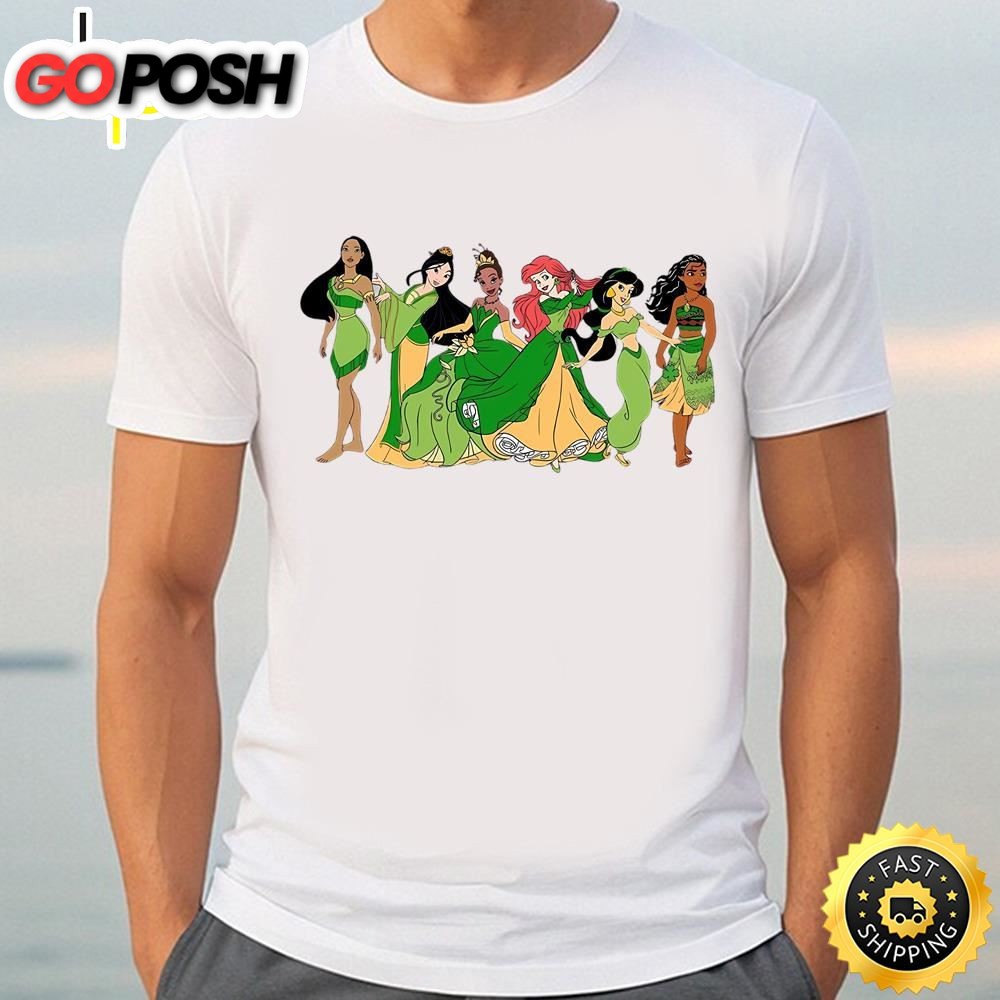 St Patricks Day Princess T-Shirt, Disney Princess T-Shirt