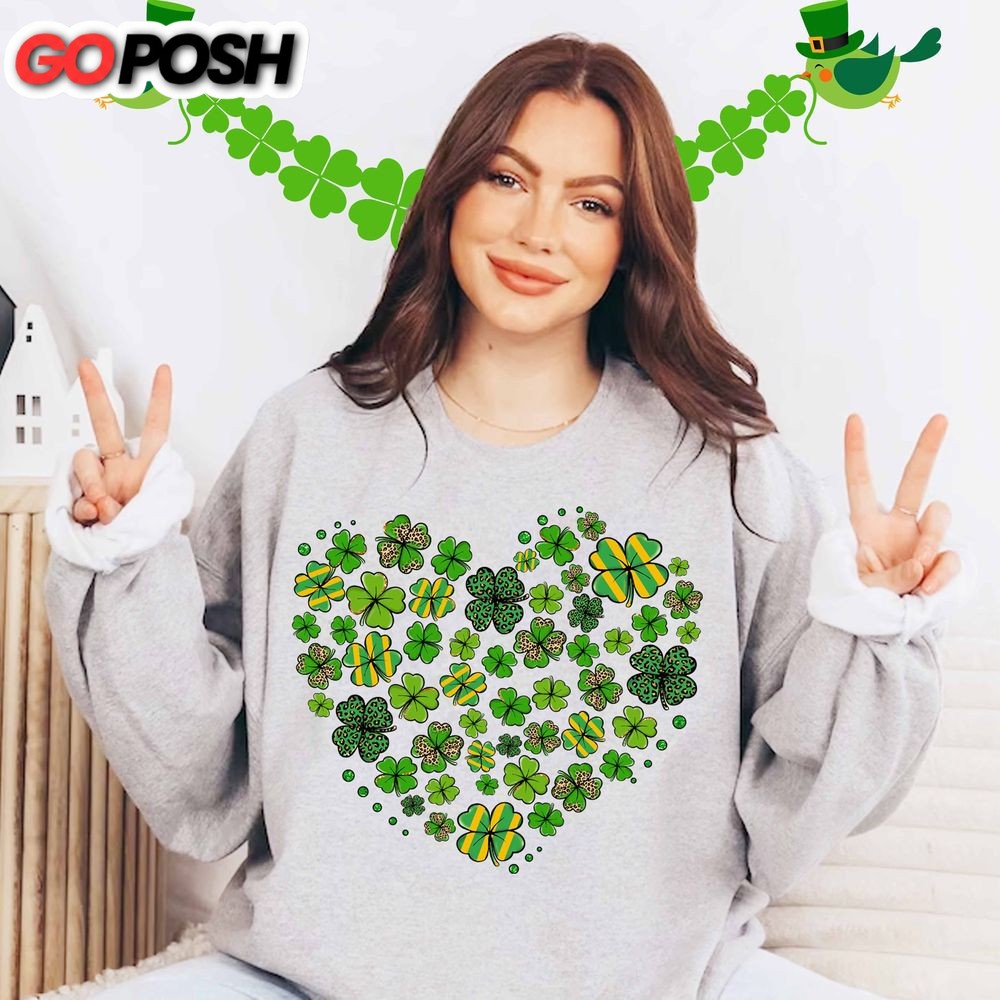 St. Patricks day sweatshirt-Saint Paddy’s day Shirt,Lucky Sweater,Irish Shamrock Crewneck,Shenanigans shirt,Slainte Sweatshirt,Clover Shirt
