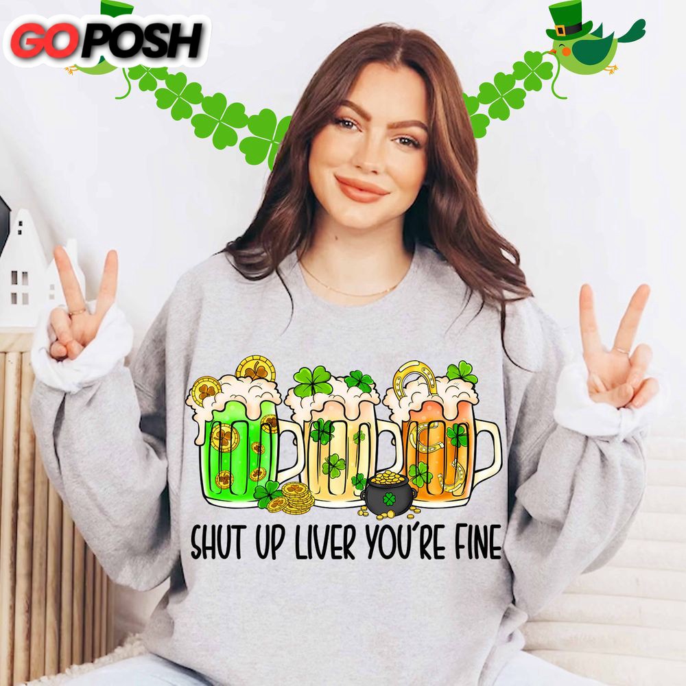 St. Patricks day sweatshirt-Saint Paddy’s day Shirt,Lucky Sweater,Irish Shamrock Crewneck,Shenanigans shirt,Slainte Sweatshirt,Clover Shirt