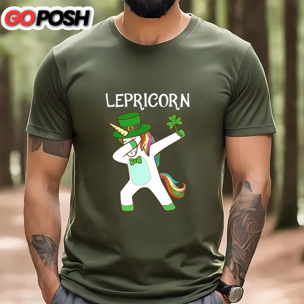 st-patricks-day-t-shirt-dabbing-lepricorn-irish-unicorn-patricks-day-t-shirt-f-h279u8x0 St Patricks Day T Shirt, Dabbing Lepricorn Irish Unicorn Patricks Day T-Shirt, Funny St Patricks Day Shirts