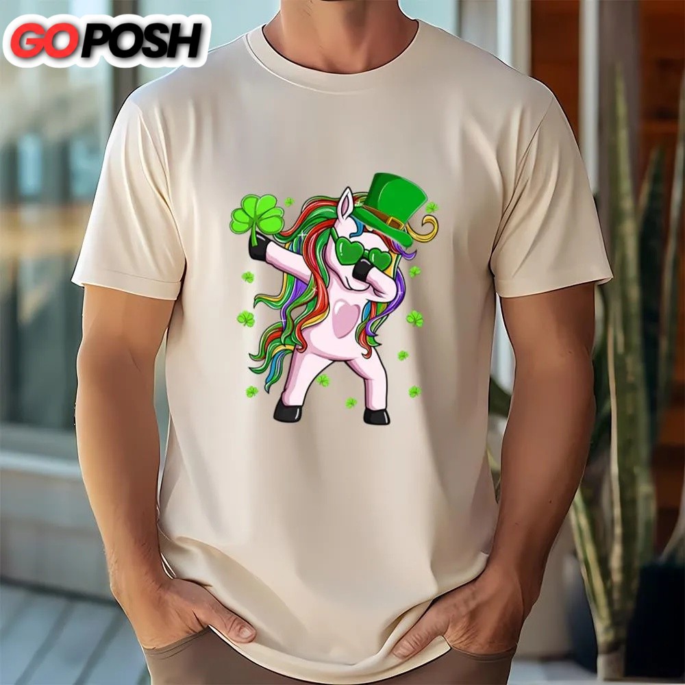 st-patricks-day-t-shirt-dabbing-lepricorn-irish-unicorn-st-patricks-day-t-shirt-yz1ochc9 St Patricks Day T Shirt, Dabbing Lepricorn Irish Unicorn St Patricks Day T-Shirt, Funny St Patricks Day Shirts