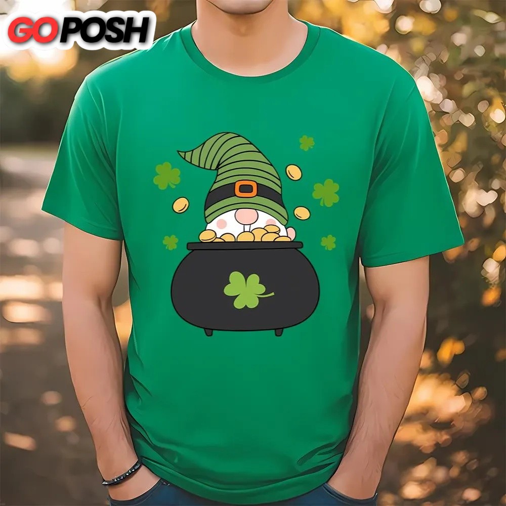 St Patricks Day T Shirt, Gnome St Patricks Day T-Shirt, Funny St Patricks Day Shirts