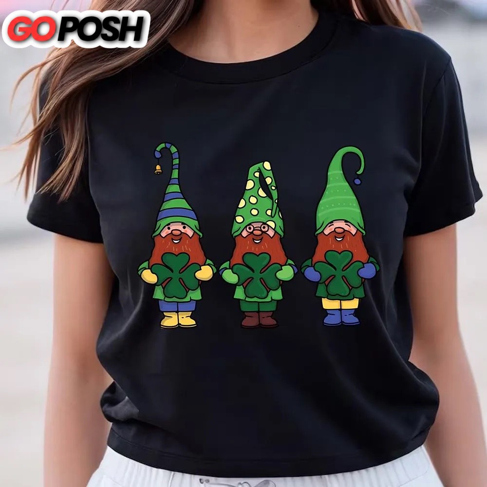 st-patricks-day-t-shirt-gnomes-with-shamrocks-patricks-day-t-shirt-funny-st-pa-ptcyhe1d St Patricks Day T Shirt, Gnomes With Shamrocks Patricks Day T-Shirt, Funny St Patricks Day Shirts