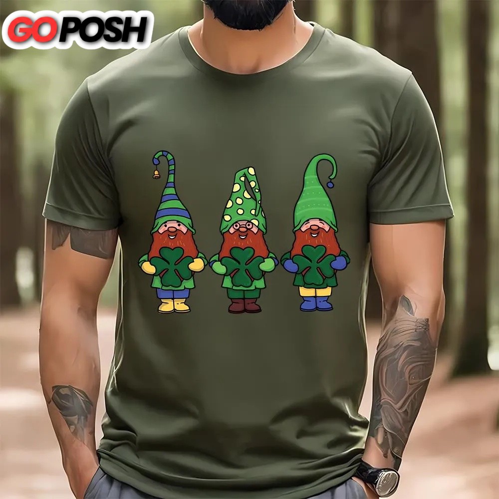 st-patricks-day-t-shirt-gnomes-with-shamrocks-patricks-day-t-shirt-funny-st-pa-ptcyhe1d St Patricks Day T Shirt, Gnomes With Shamrocks Patricks Day T-Shirt, Funny St Patricks Day Shirts