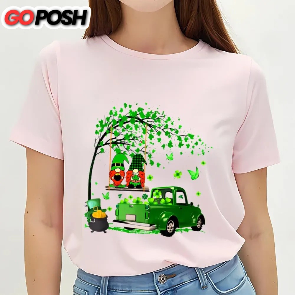 st-patricks-day-t-shirt-green-gnomes-truck-shamrock-happy-saint-patricks-day-s-vgjjncux St Patricks Day T Shirt, Green Gnomes Truck Shamrock Happy Saint Patrick’s Day Shirt T-Shirt, Funny St Patricks Day Shirts