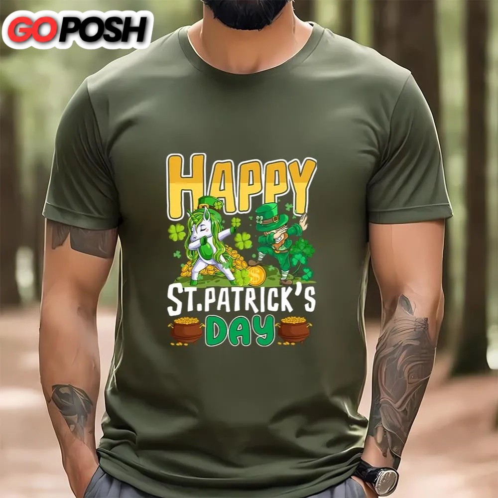 st-patricks-day-t-shirt-happy-st-patricks-day-unicorn-dab-unisex-t-shirt-funn-48zsaves St Patricks Day T Shirt, Happy St Patrick’s Day Unicorn Dab Unisex T-Shirt, Funny St Patricks Day Shirts