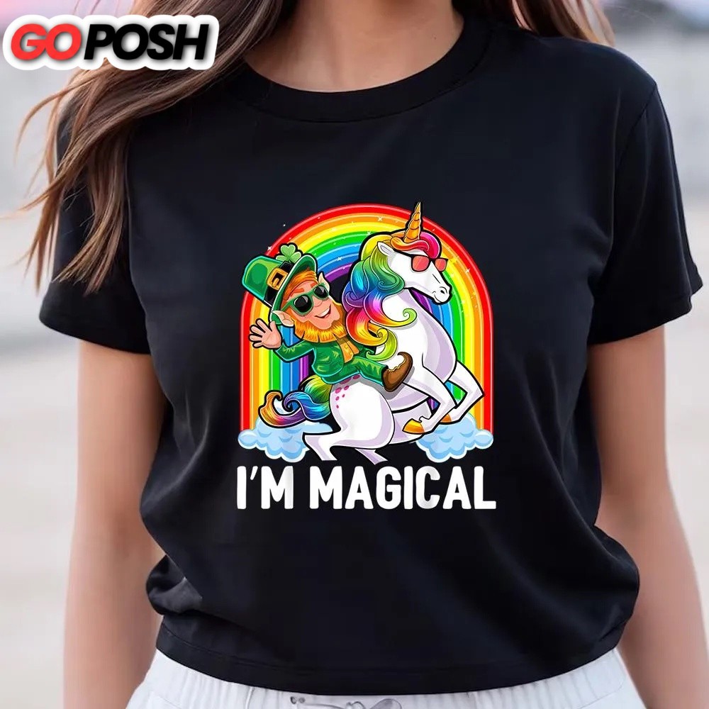 st-patricks-day-t-shirt-im-magical-st-patricks-day-unicorn-leprechaun-shirt-f-r3m5jwvi St Patricks Day T Shirt, I’m Magical St Patricks Day Unicorn Leprechaun Shirt, Funny St Patricks Day Shirts