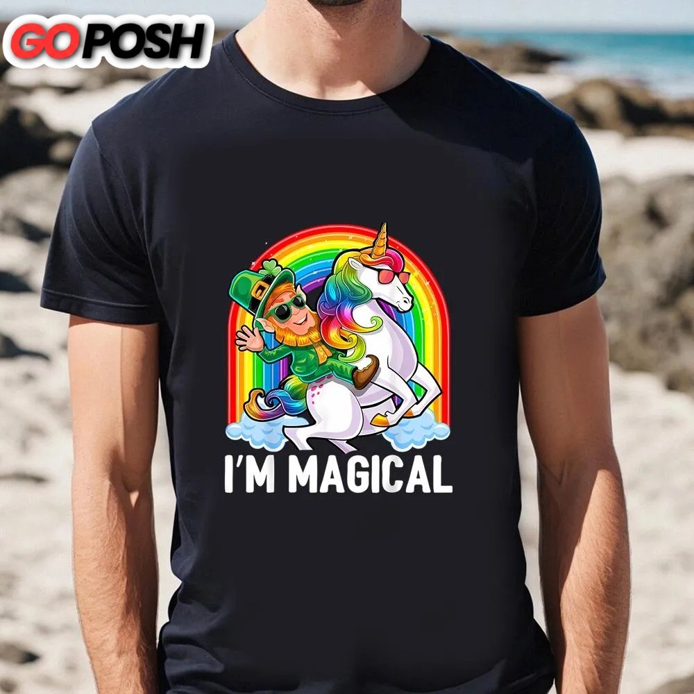 st-patricks-day-t-shirt-im-magical-st-patricks-day-unicorn-leprechaun-shirt-f-r3m5jwvi St Patricks Day T Shirt, I’m Magical St Patricks Day Unicorn Leprechaun Shirt, Funny St Patricks Day Shirts