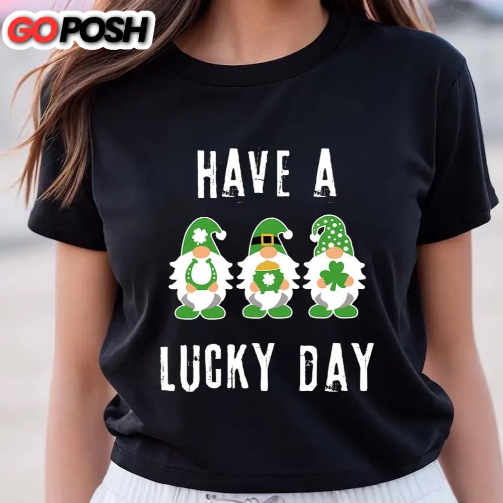 st-patricks-day-t-shirt-irish-gnomes-have-a-lucky-day-st-patricks-day-t-shirt-63ujp0u5 St Patricks Day T Shirt, Irish Gnomes Have A Lucky Day St Patricks Day T-shirt, Funny St Patricks Day Shirts