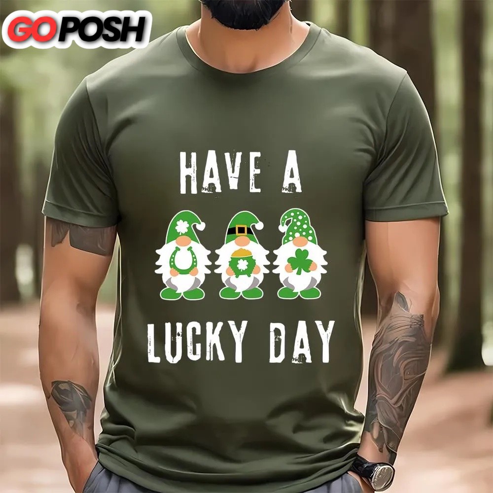 st-patricks-day-t-shirt-irish-gnomes-have-a-lucky-day-st-patricks-day-t-shirt-63ujp0u5 St Patricks Day T Shirt, Irish Gnomes Have A Lucky Day St Patricks Day T-shirt, Funny St Patricks Day Shirts