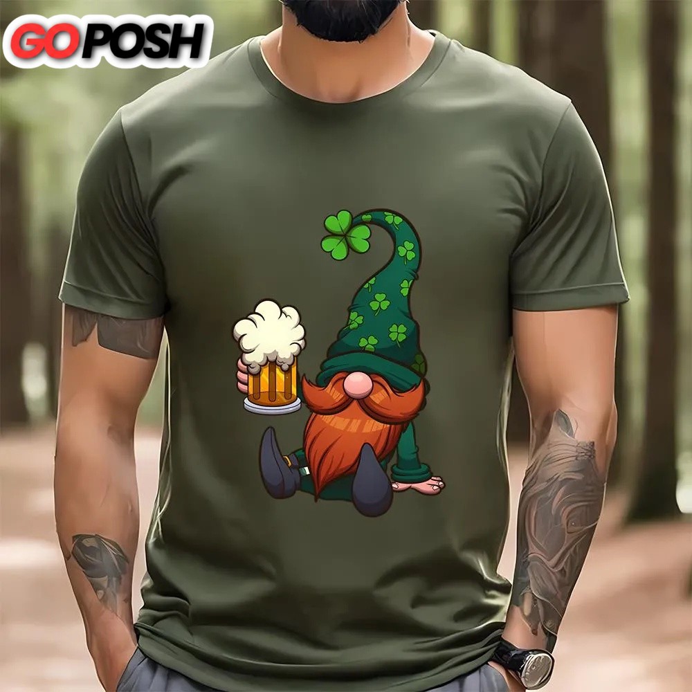 st-patricks-day-t-shirt-leprechaun-gnome-with-beer-st-patricks-t-shirt-funny-s-fnrjy4d7 St Patricks Day T Shirt, Leprechaun Gnome With Beer St Patricks T-Shirt, Funny St Patricks Day Shirts