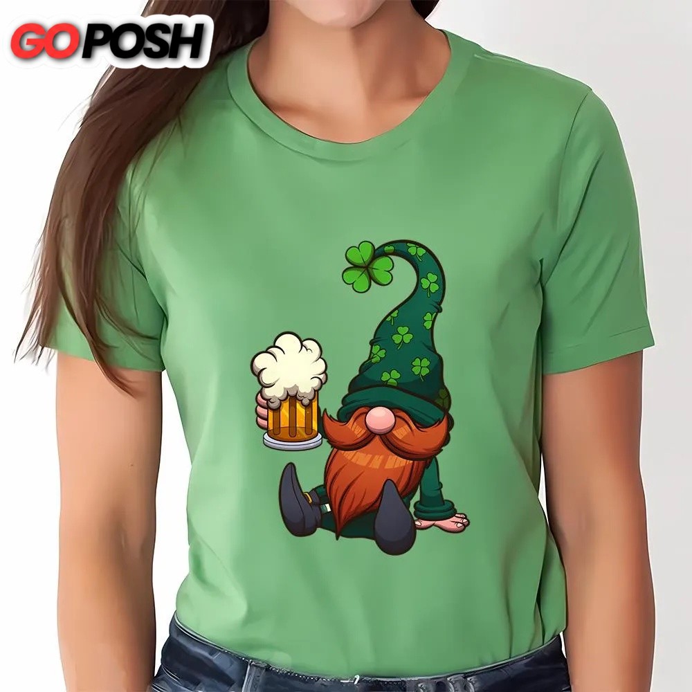 st-patricks-day-t-shirt-leprechaun-gnome-with-beer-st-patricks-t-shirt-funny-s-fnrjy4d7 St Patricks Day T Shirt, Leprechaun Gnome With Beer St Patricks T-Shirt, Funny St Patricks Day Shirts