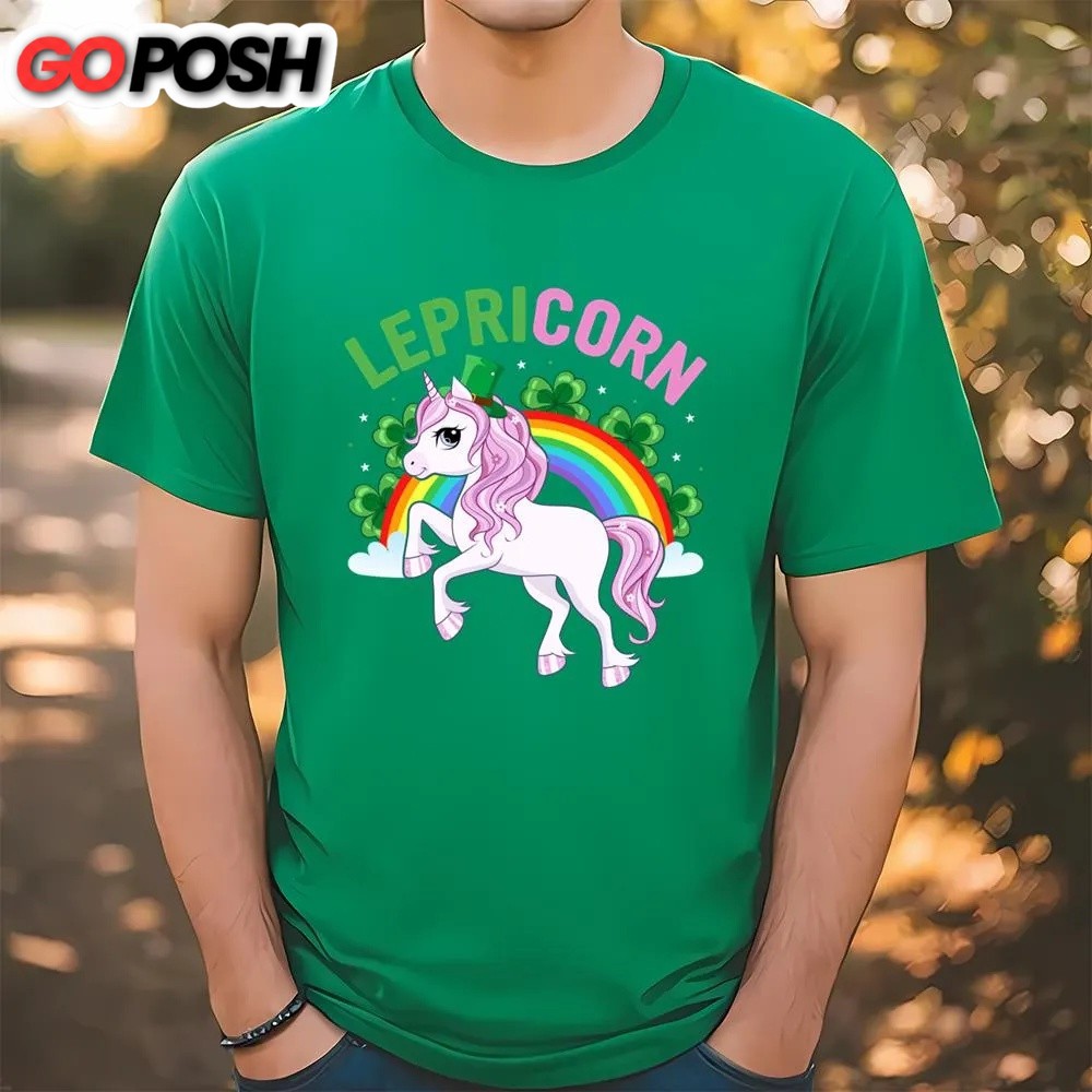 St Patricks Day T Shirt, Lepricorn Funny St Patrick’s Day T-shirt, Funny St Patricks Day Shirts