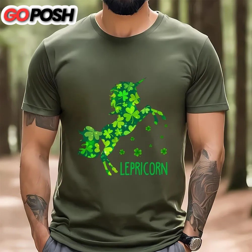 st-patricks-day-t-shirt-lepricorn-leprechaun-unicorn-t-shirt-funny-st-patricks-2728ty4l St Patricks Day T Shirt, Lepricorn Leprechaun Unicorn T-Shirt, Funny St Patricks Day Shirts