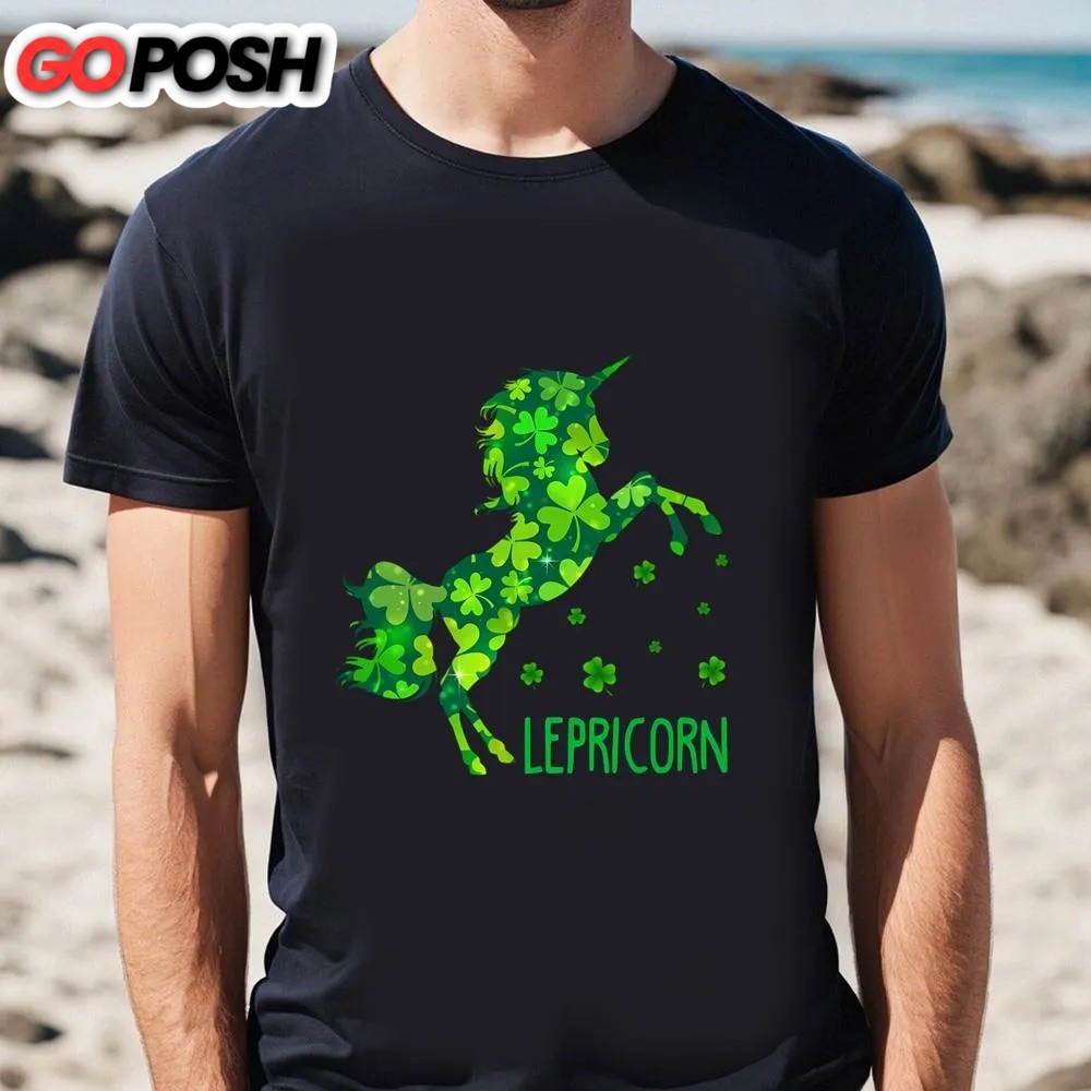 st-patricks-day-t-shirt-lepricorn-leprechaun-unicorn-t-shirt-funny-st-patricks-2728ty4l St Patricks Day T Shirt, Lepricorn Leprechaun Unicorn T-Shirt, Funny St Patricks Day Shirts