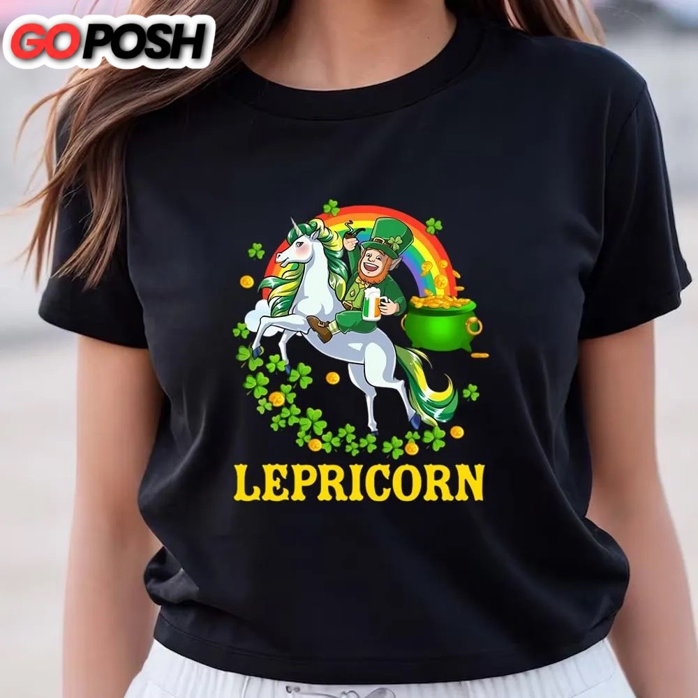 st-patricks-day-t-shirt-lepricorn-leprechaun-unicorn-t-shirt-st-patricks-day-gi-dm2u2xd1 St Patricks Day T Shirt, Lepricorn Leprechaun Unicorn T shirt St Patricks Day Girls T-Shirt, Funny St Patricks Day Shirts